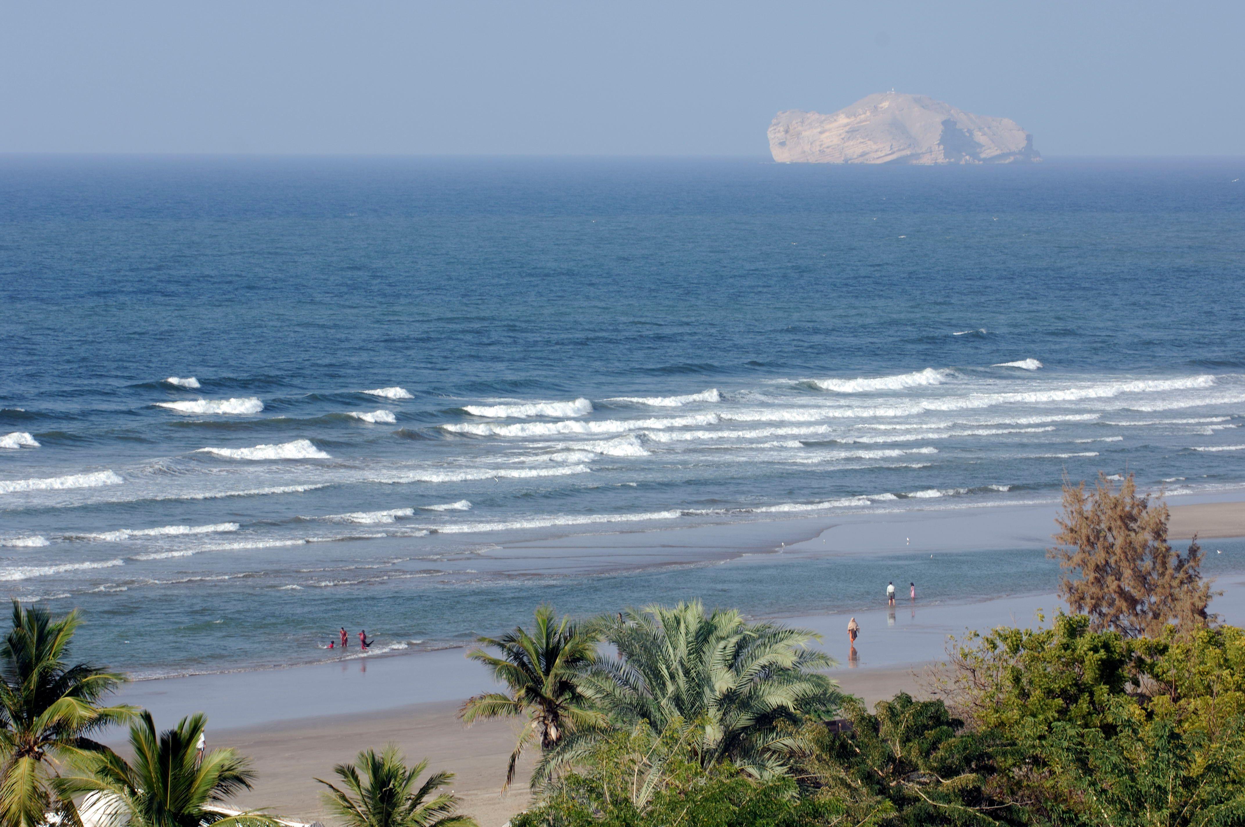 Intercontinental Muscat By Ihg Hotel Fasilitas foto View of the beach at La Jolla